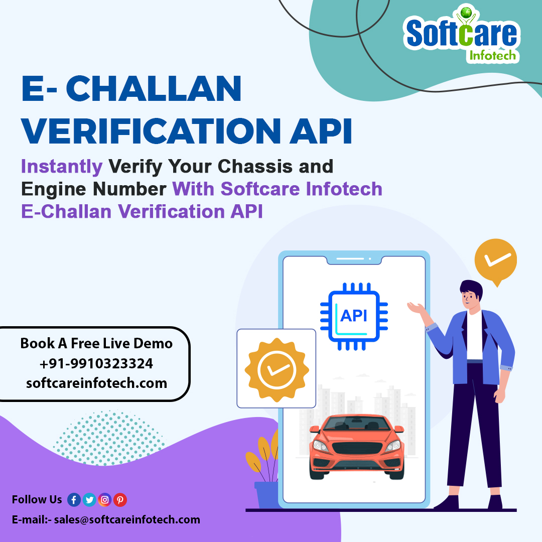 softcareinfotec's tweet image. Get E-Challan Verification API to Verify Your Chassis and Engine Number and Earn Highest Commission.
Free Demo Call -+91-9910323324
Visit Here:-buff.ly/3i0LXMC
#verificationapi #echallanverificationapi #verificationservices #TrafficChallan #trafficchallanapi