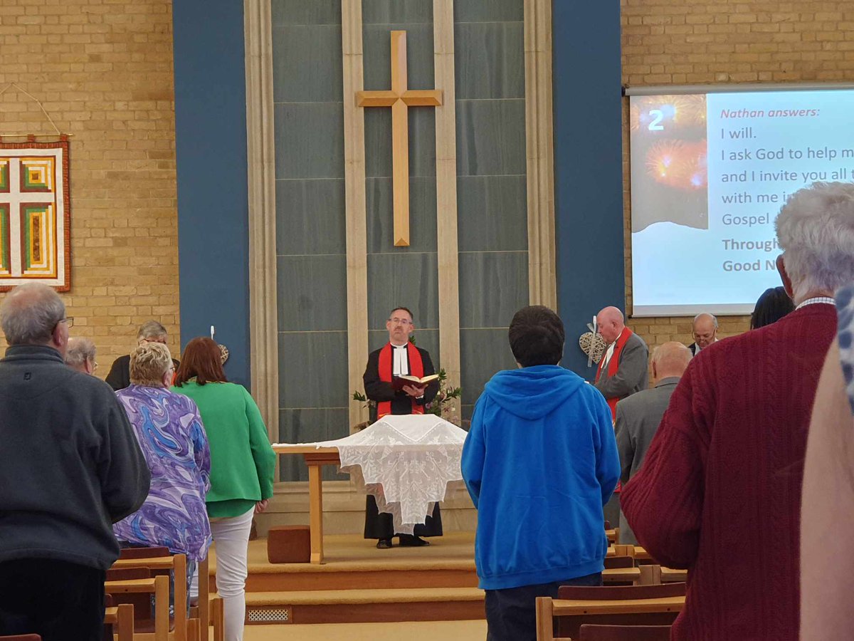 NathanSFalla's tweet photo. Happy Methodist New Year. 
Today I start my 11th year of ministry and my first in the East Mercia Circuit. Thankful for God's grace and the support of many. Praying for all who are starting a new ministry today. https://t.co/ryoCIHWRXW