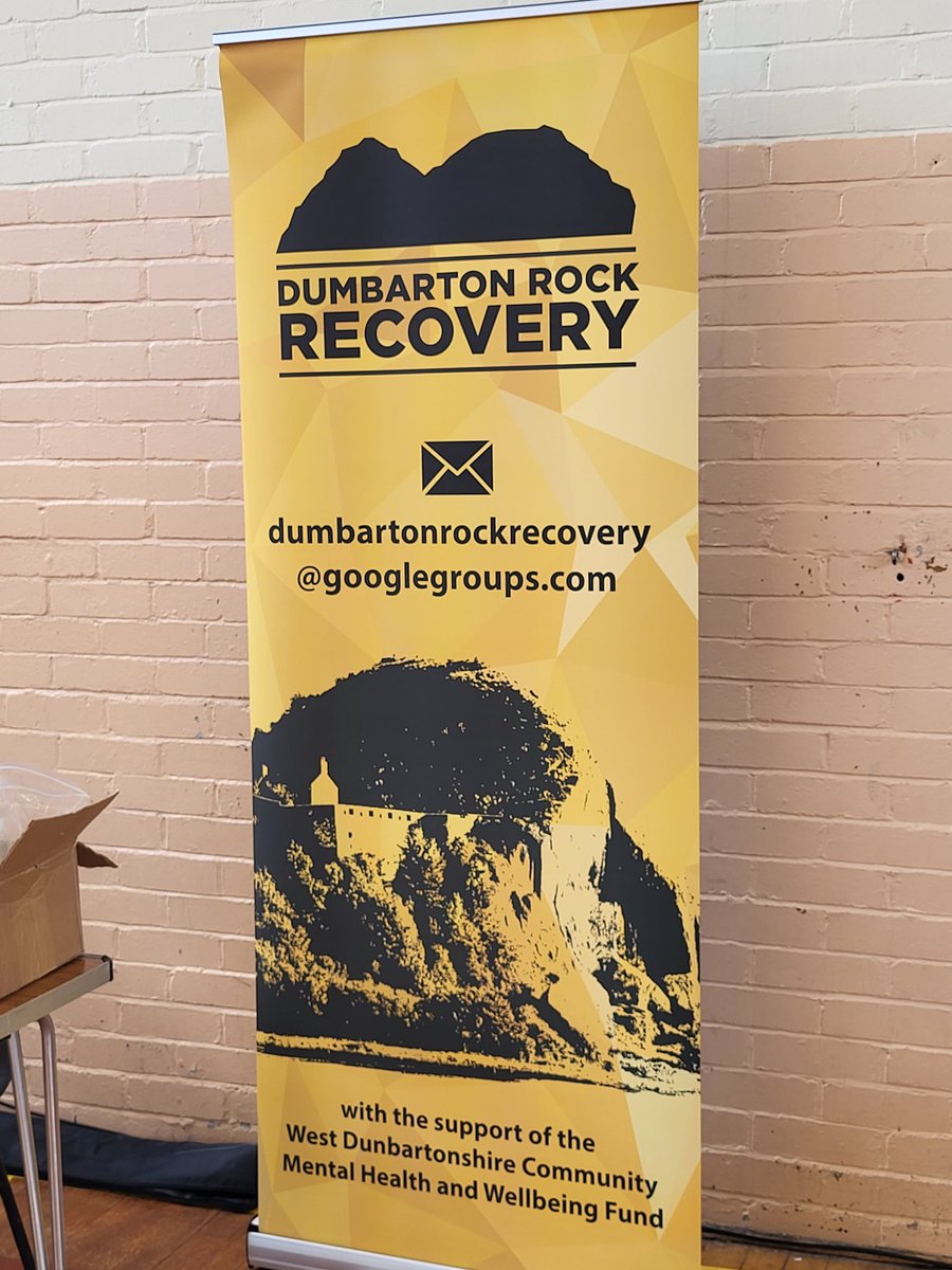 We're out at Dumbarton Rocks Recovery event at the Concord in Dumbarton today. Come see us!
#recoveryrocks