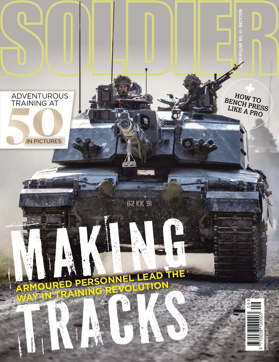 In September: We look at how armoured exercises are changing, examine opportunities for RMP Reservists and celebrate 50 years of AT. Elsewhere, we meet movie pros helping the cavalry better deal with dismounting under duress. See the digital issue here edition.pagesuite-professional.co.uk/Launch.aspx?EI…