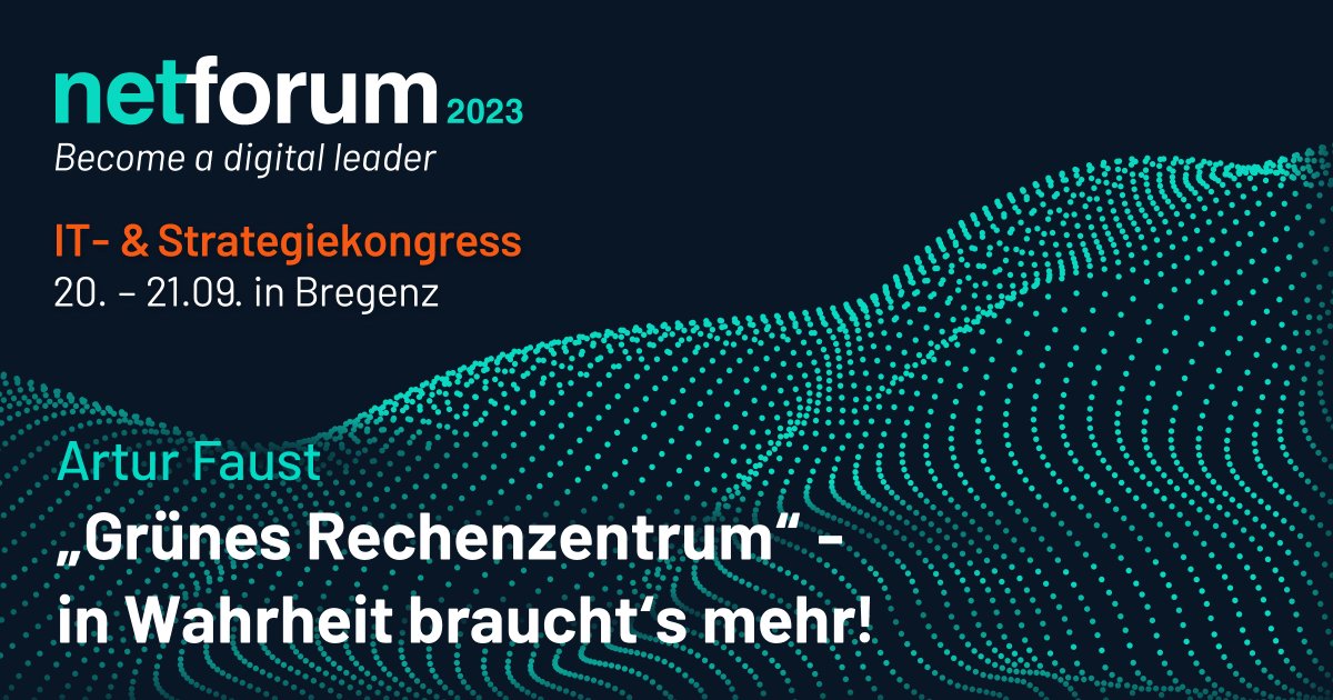 dtm_group_moll's tweet photo. Der European Green Deal und das Klimaschutzpaket Fit for 55 nehmen die Datencenter-Industrie in die Pflicht.
Auch unspektakuläre Maßnahmen bergen ein enormes Potenzial für Energiekostenoptimierungen und Öko-Bilanzen. Mehr dazu auf dem #netforum.
https://t.co/Lh5dJ6qr7y https://t.co/hvxCDKihyg