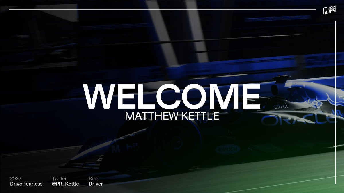 WELCOME BACK | @PR_Kettle ✍️

Parnell Racing is delighted to welcome Matthew Kettle back to the team! 😎

Matthew was second in last game’s XBOX Challengers Series. He is reunited with his former NRX teammates and extremely motivated. 💪

Welcome back, Matthew! 👊

#DriveFearless