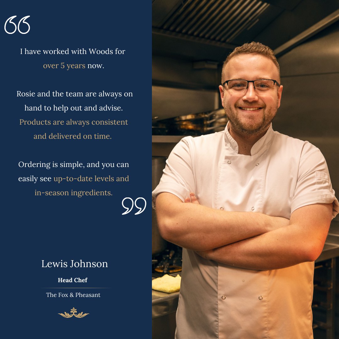 A lovely testimonial from Lewis Johnson, Head Chef at The Fox and Pheasant - thank you, Lewis!

@thefoxandpheasantpub

#cheftestimonial #thefoxandpheasantpub #chelsea #deliveringexcellence #hospitality
