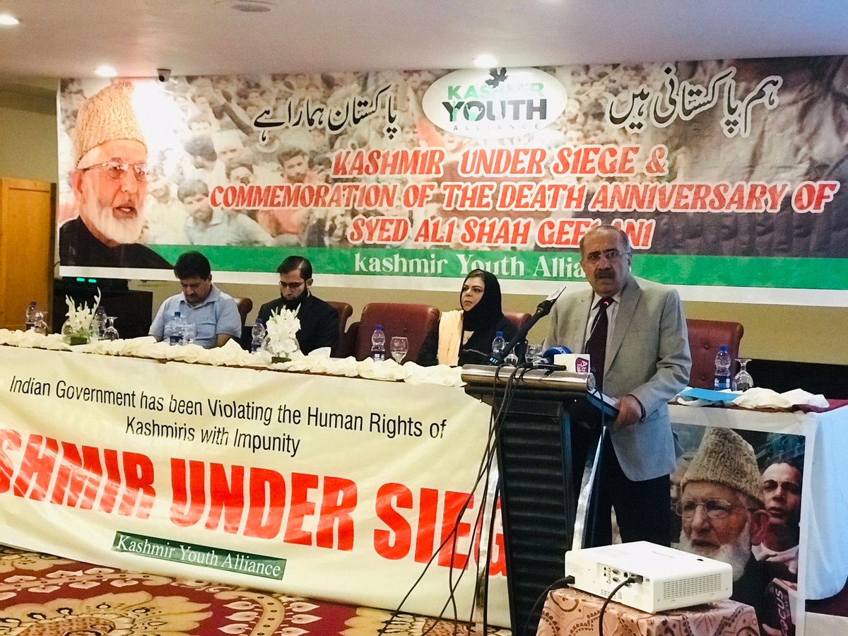 #Kashmir_under_Siege
1.9.2023

Revisiting the legacy of Shaheed Syed Ali Shah Geelani today on the occasion of his second martyrdom anniversary.
The commemoration event has started and people from different walks of life have gathered to pay tribute to his mission.