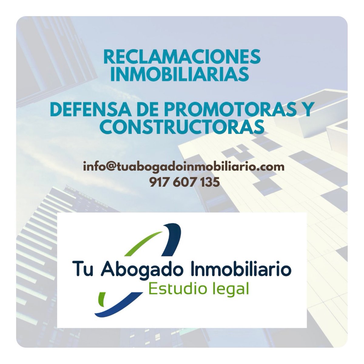 Servicios jurídicos para promotores y constructores. CONSÚLTANOS SIN COMPROMISO. #construcción #vivienda #abogados #Madrid #inmuebles #defectosconstruccion #viciosdeconstruccion #inmobiliario #inmobiliaria