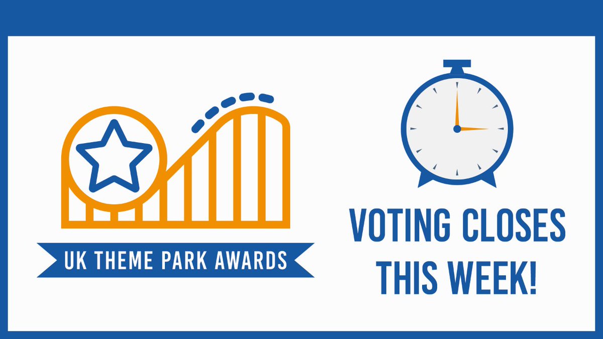 Have you voted yet for the ThemeParks-UK Awards? Voting closes this Saturday 2nd Sept.
For the first time ever, we are very proud to be sponsoring the Best Theme Park Marketing Campaign and even prouder our client, Vectis Ventures Ltd are up for 7 awards.