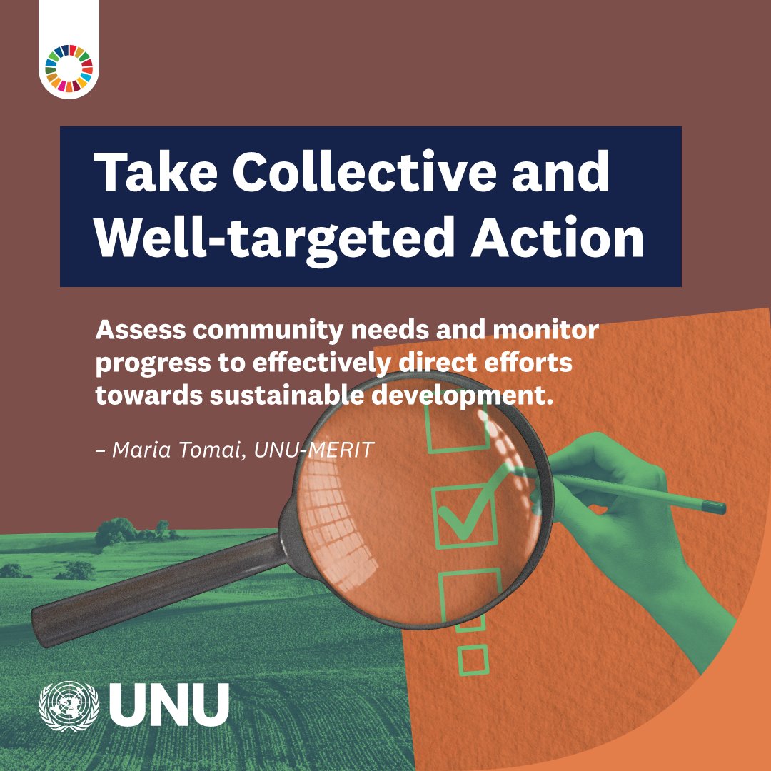 Collective and well-targeted actions, driven by a shared vision to achieve #sustainable change, will have the greatest and most lasting impact in addressing the actual needs of local and #Indigenous populations, says our research fellow Maria Tomai.

#UNU4SDGs #ActNow #Act4SDGs