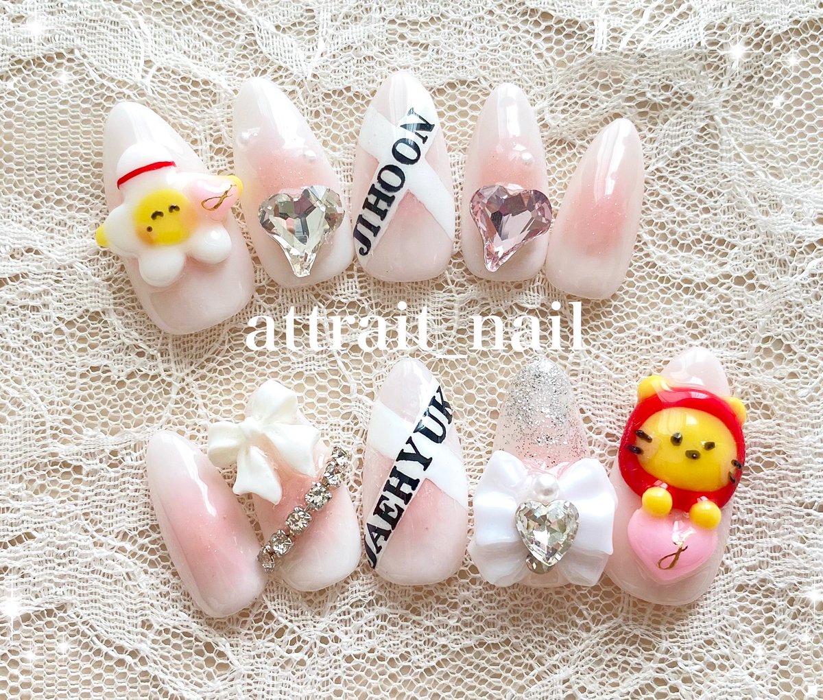 attrait__nail's tweet photo. TREASUREネイル
オーダーありがとうございました💘

9月分オーダー受付中です✊🏻
お気軽にお声掛けくださいദ്ദി ˃ ᵕ ˂ )

 #ネイルチップ販売 #ネイルチップ #ネイルチップオーダー #3Dネイル #推し活 https://t.co/HkFBaTg1ww