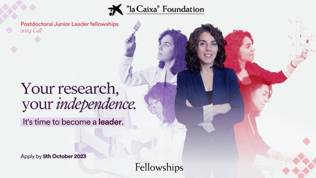 🔴¡Convocatoria abierta!

🤓El programa de Becas Postdoctorales Junior Leader de @BecariosFLC te ayuda a impulsar tu carrera de investigación STEM en España o Portugal. #laCaixaFoundFellows

🗓️Solicita antes del 5 de octubre de 2023 en lacaixafoundation.org/en/postdoctora…