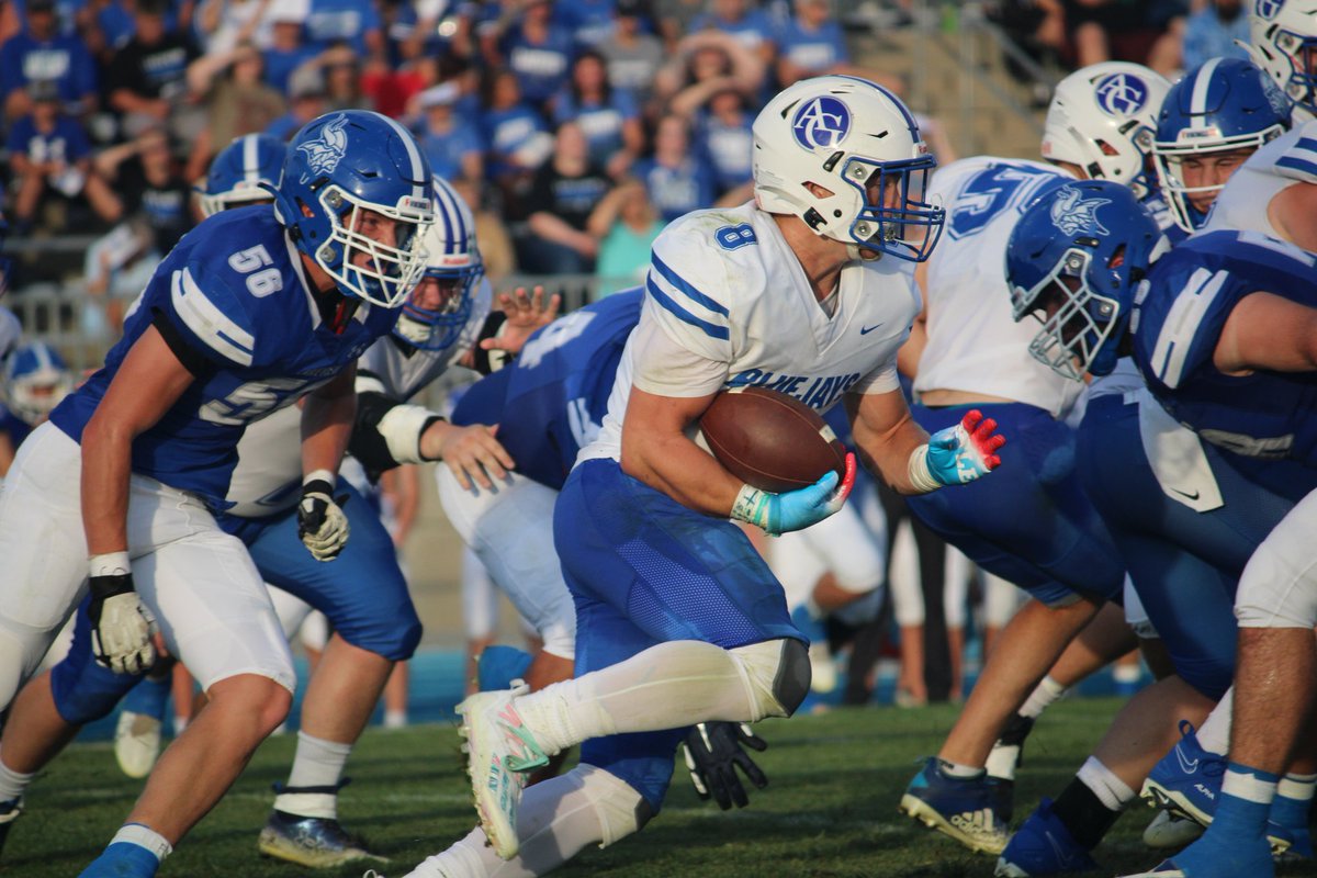 AGBluejayFball's tweet photo. Rise & Shine Bluejay Nation...It's Game Day! Saunders County Showdown on Salt Creek ⚪️❕️Be Loud! Be Proud! Go Blue!
#playwithHEART
#iAMtheSTANDARD
#AGRise
🆚️Wahoo, Youth Football Night
⏰️7pm
📍Ashland, NE
🏟Memorial Stadium
📡Tim, Barry, Crew on https://t.co/GxyRPhG5tz https://t.co/XLCFusShWy