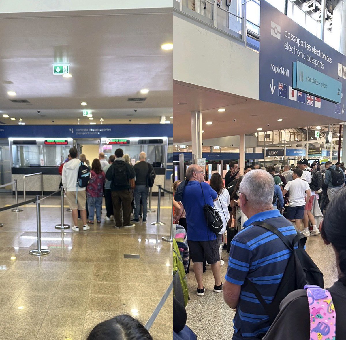 Just landed. 

On the left - EU passport queue. 

On the right - 100’s of Brits. 

Brexit - So dull. So pointless. So irritating.