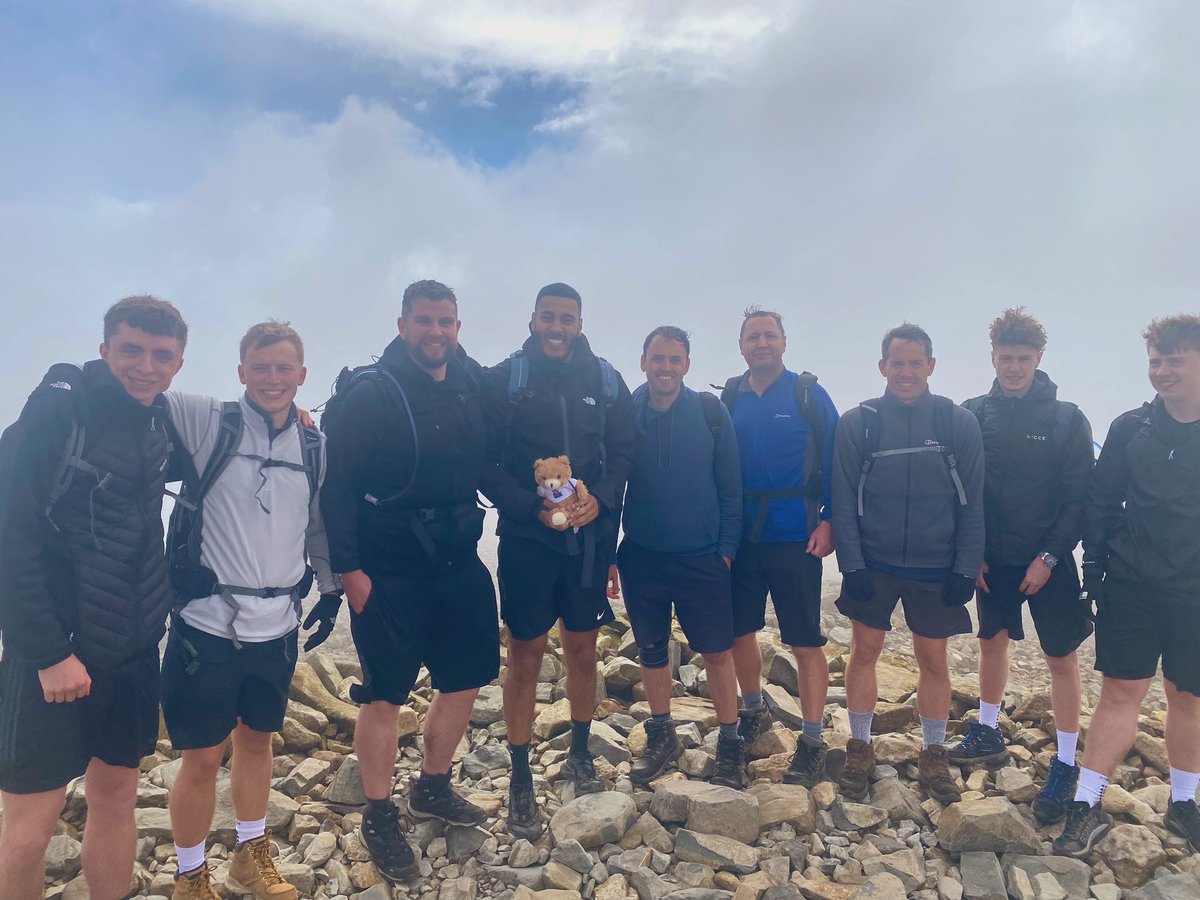 EdmondShipway's tweet photo. So far so good, Team Shipway set off early this morning and have now completed, Rossett Pike, Great End and the highest mountain in England, Scafell Pike. Doing well, please see our Just Giving page for more updates and if you can we would really appreciate your support 🙌🏻🥾 https://t.co/cLIzX7bJcw