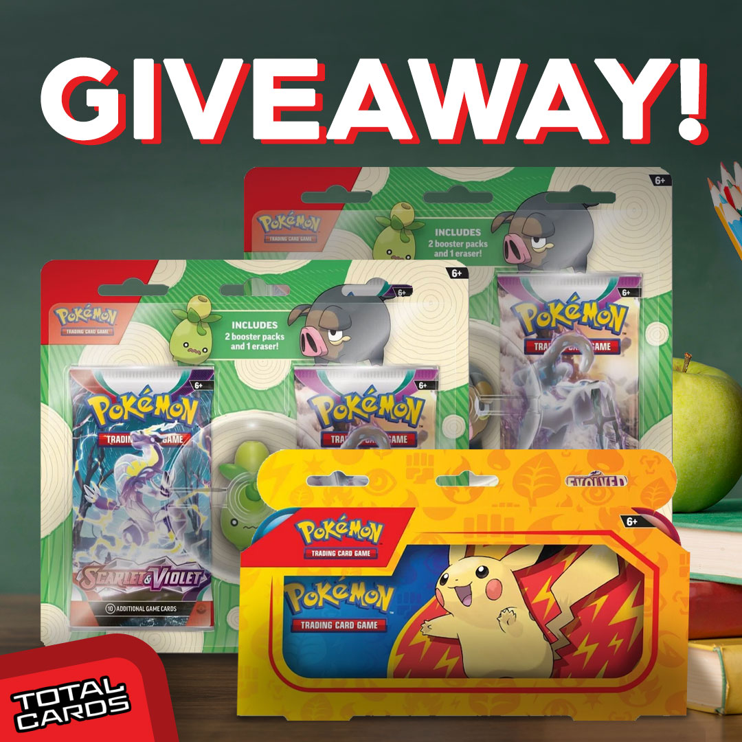 Total_Cards's tweet photo. It's time to head back to school! You can win an epic Back to School bundle in our latest giveaway!!
#backtoschool #pokemontcg
https://t.co/Un0jhHSDsj https://t.co/yjhTq1DrBx