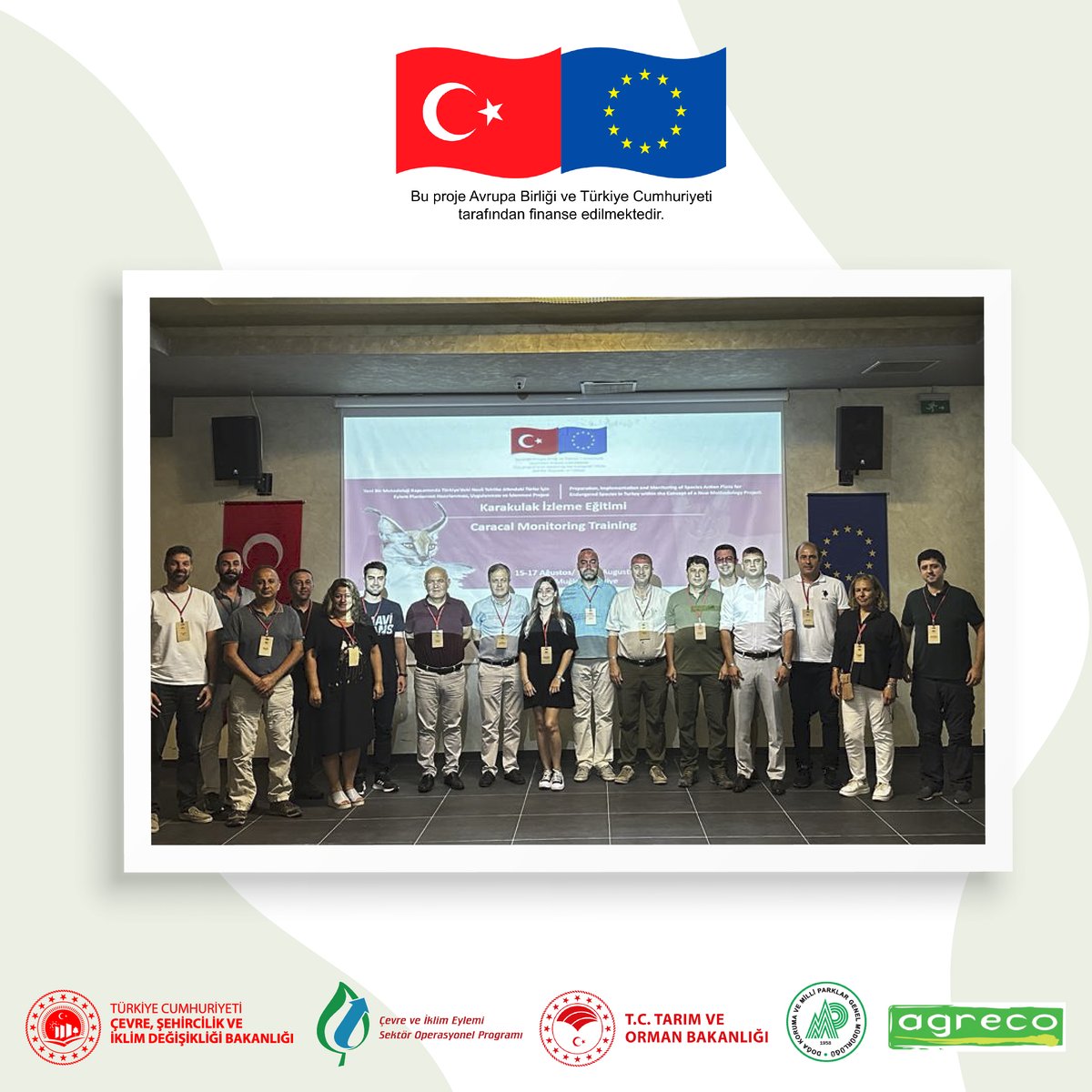 TTurler's tweet photo. We conducted a workshop on monitoring and field observations of “Caracal caracal” as part of the Endangered Species project on 15 – 17 August in Muğla.  An action plan for the species will be implemented in the near future.  Every step we take is vital for a better future! https://t.co/tkHdiEkPo4