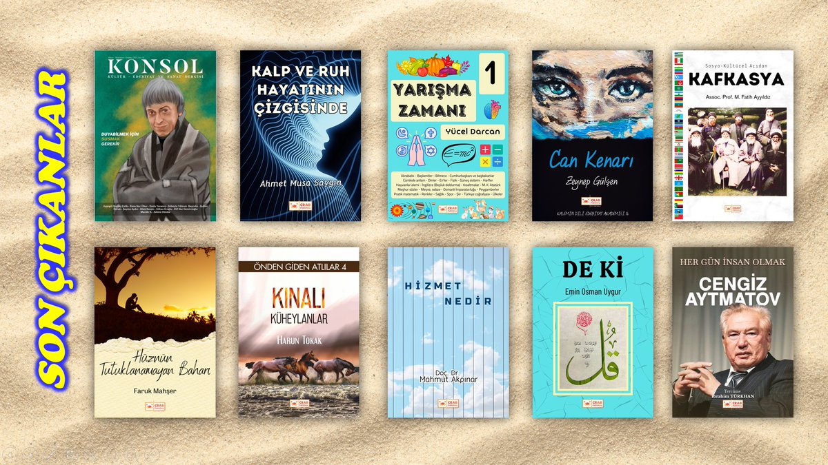 Son yayınlarımız...

crabpublishing.com

@Crab_Konsol <a href="/AhmetMUSASAYGI1/">Ahmet MUSA SAYGIN</a> <a href="/yuceldarcan/">Eğlence ve Bilim</a> <a href="/zynp_glsn35/">ZeynepGülşen</a> <a href="/mfatihayyildiz/">M.Fatih Ayyıldız</a> <a href="/FarukMahser33/">Faruk Mahşer</a> <a href="/haruntokak/">Harun Tokak</a> <a href="/mahmutakpinar1/">Mahmut Akpınar</a> <a href="/eminosmanuygur/">DrEminou</a> <a href="/i_tiyanshanskiy/">Turkisk i Norge</a> #kitapseverlertakiplesiyor #kitapoku