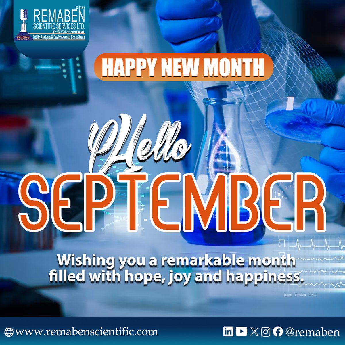 remabenlab's tweet photo. As a new month dawns upon us, We want to extend our heartfelt wishes for you to experience a truly fulfilling time ahead.
May the days ahead be filled with a vibrancy, painting your life with the colors of optimism and contentment.
#newmonth #september #remaben #remabenlab https://t.co/qkhxEzj5eX