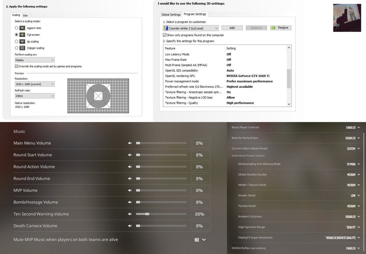 As many of you got access to CS2 Limited Test, here are In-game &amp; NVIDIA Settings I prefer to use.

I would recommend to not use any autoexec or config for CS2, do all the game settings manually. Also, I am not using any launch option from the day I got access.

Some useful