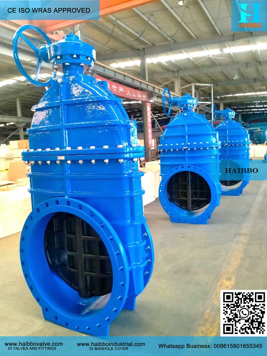 HaibboValve's tweet photo. Resilient Gate Valve, Max DN2400
Ductile Iron body, EPDM rubber, SS stem.
Welcome to contact us for more details.
WhatsApp: +86 187 3212 9616
Skype: valve-lena
Email: lena@haibboindustrial.com
https://t.co/a3xgAlmYio
resilient gate valve, rubber disc gate valve, gate valve, https://t.co/heAAkESfSR