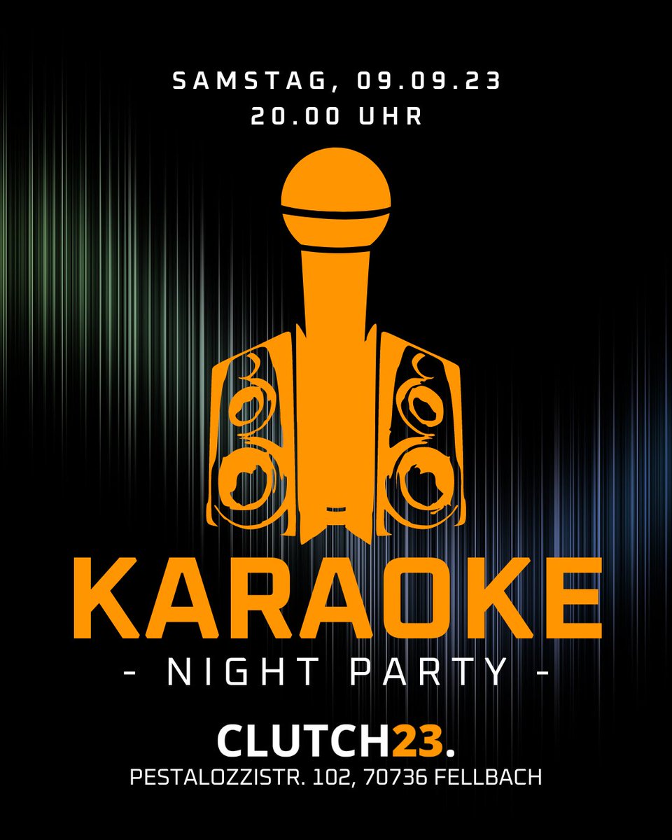 CLUTCH United R.M. (@clutchunited) on Twitter photo #karaoke
Unsere Karaoke Night im September
09.09.23
ab 20.00 Uhr
Durch den Abend führt wie immer <a href="/TFabse/">TotalFabse</a>
Komm vorbei und schnapp dir das Mic #karaoke
Unsere Karaoke Night im September
09.09.23
ab 20.00 Uhr
Durch den Abend führt wie immer <a href="/TFabse/">TotalFabse</a>
Komm vorbei und schnapp dir das Mic