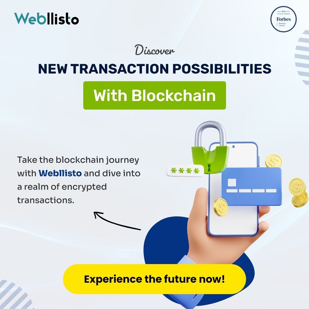 webllisto's tweet photo. 🔗 Exploring New Transaction Frontiers through Blockchain 🔒
#blockchaindevelopment #nft #nftart #blockchainsolutions #smartcontract #defi #blockchaindevelopers #blockchaingamedevelopment #nftgamedevelopment #nftgames #nftdevelopers #NFTGameDevelopment #gamedevelopment https://t.co/EIiHwJvFJd