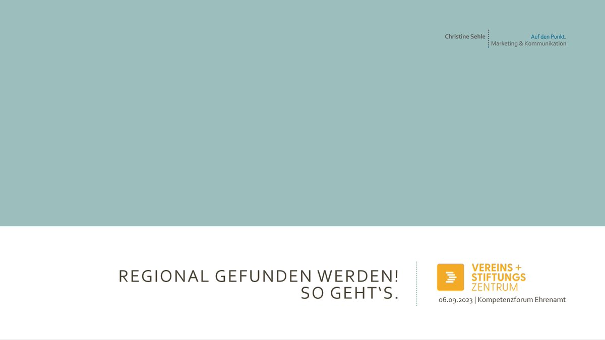 Mittwoch heißt es "Steigern Sie Ihre lokale Sichtbarkeit! Praktische Tipps für einen  gepflegten Google-Maps-Eintrag." - #danke, Vereins- und Stiftungszentrum e.V. in #Dresden, dass ich Euren Mitgliedern wieder Tipps geben darf. christinesehle.de/aktuelles