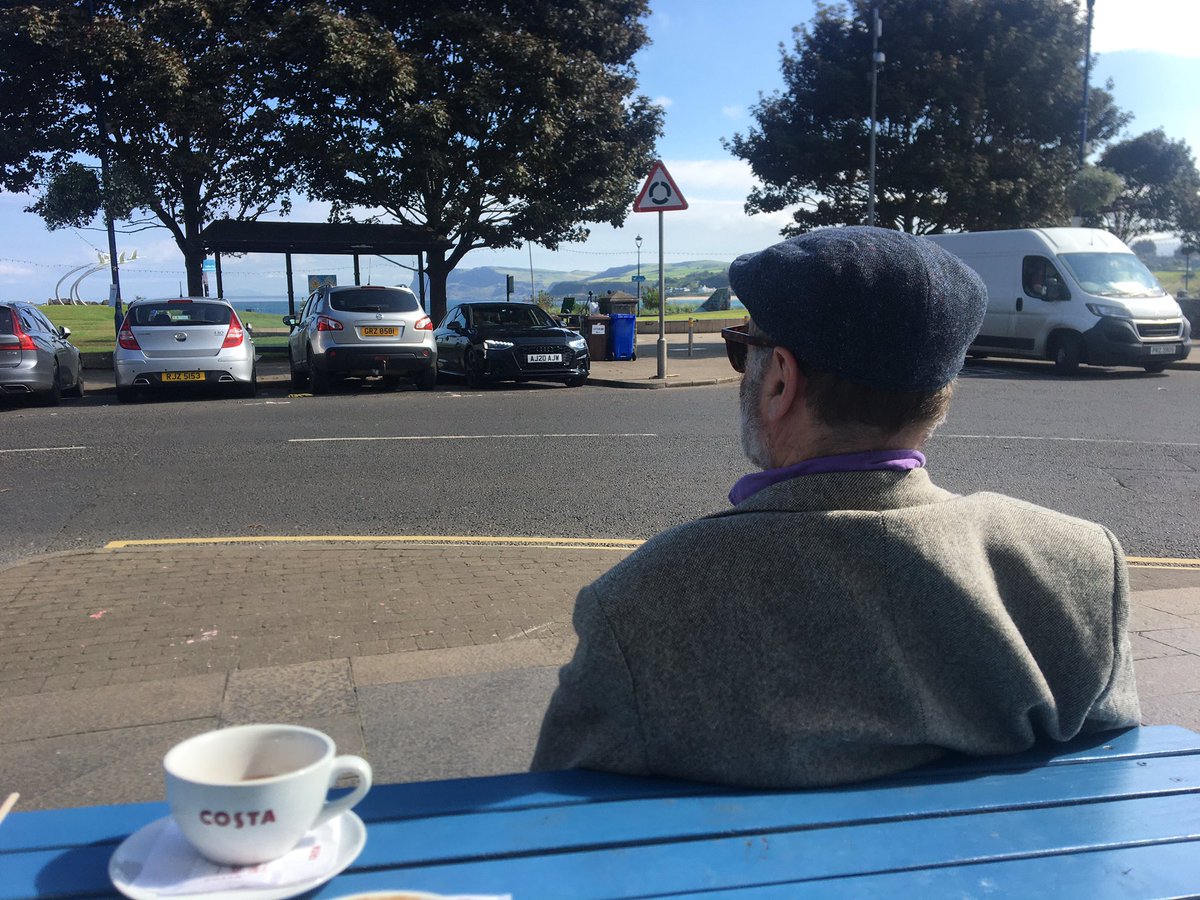 Coffee on the corner! #Ballycastle 💙