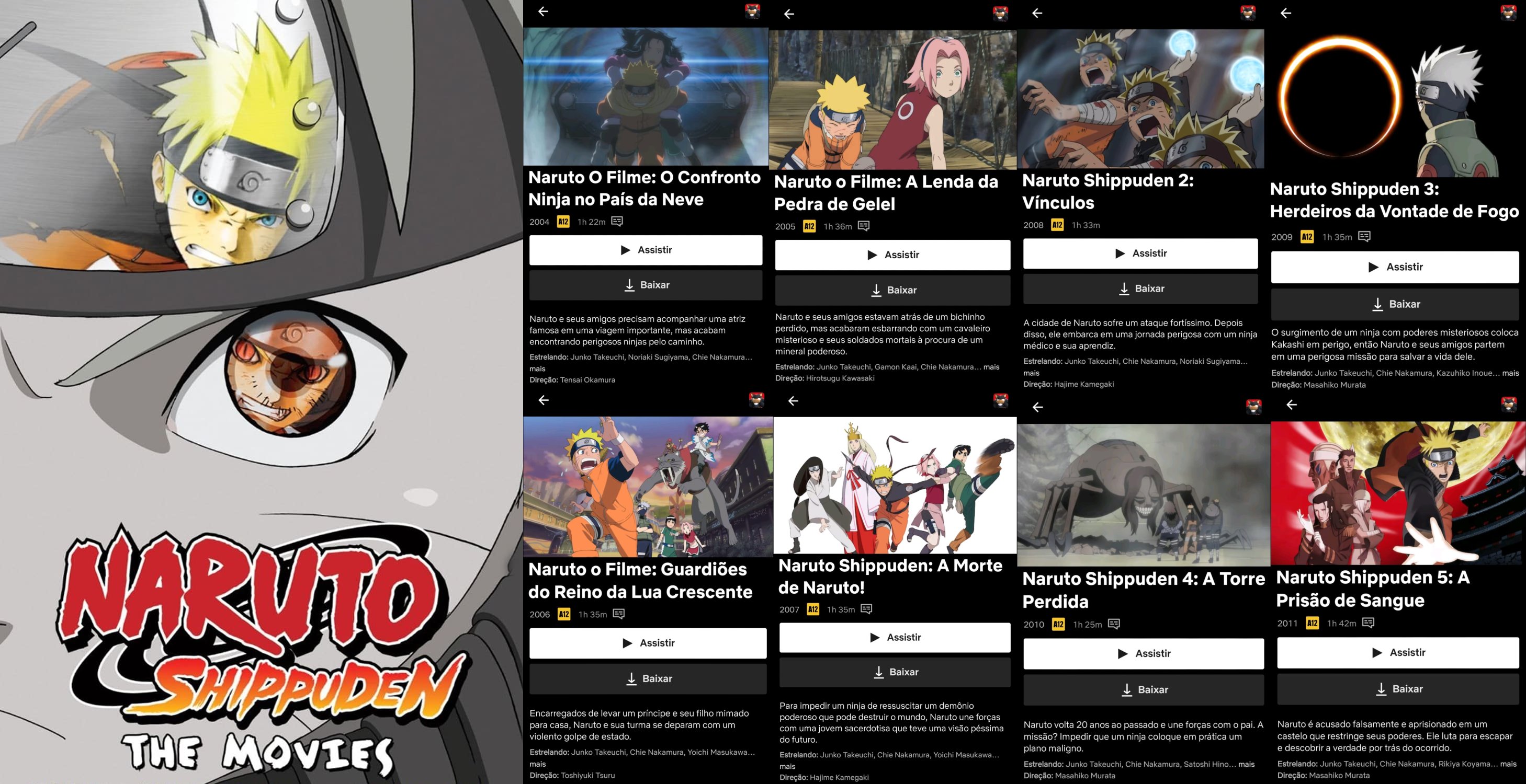 Yato on X: 🚨 Filmes da franquia Naruto estão para chegar na