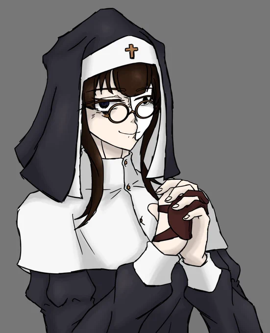 戦火で顔半分をなくしてフェイスマスクでその傷を隠しながら人気のない教会で過ごしているシスターなんているわけ無いだろ・・・ 