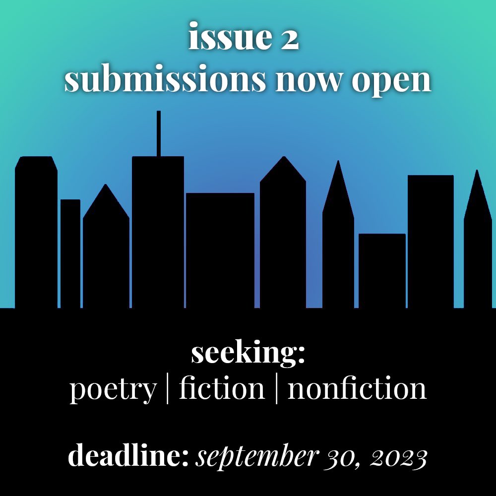 SUBMISSIONS FOR ISSUE 2 ARE NOW OPEN! send us your most metropolitan work before september 30 🌃 underscoremag.com/submit