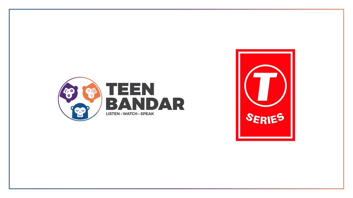 TeenBNDR's tweet photo. Bandars are super stoked to partner with India's biggest music, T-Series. Here's to a music-full and bandarful journey! 

#tseries #Music #BandarsAtWork https://t.co/rpHF8aOue3