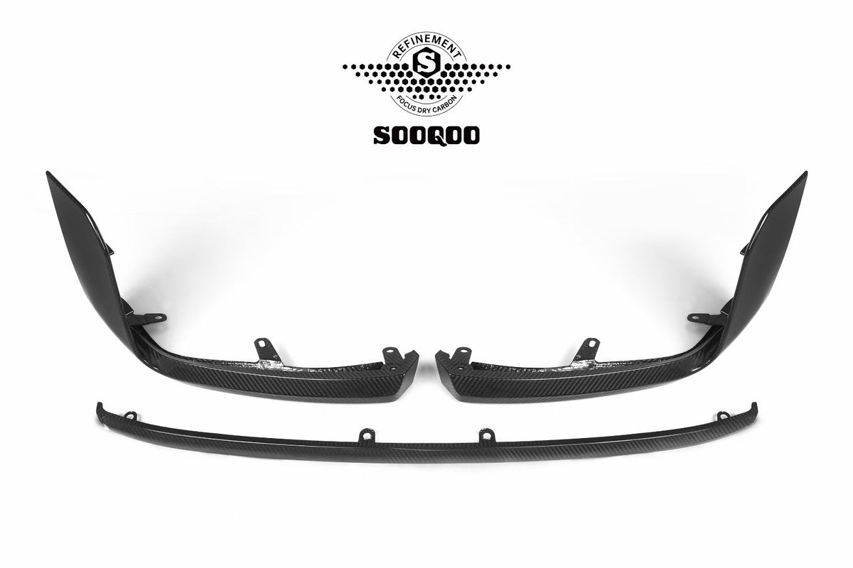 zhuwenxu's tweet image. SOOQOO-潮酷改装案例
宝马M2 G87干碳前脸酷改
MP款前唇+前杠风口+前杠轮眉 #G87M2 #BMW