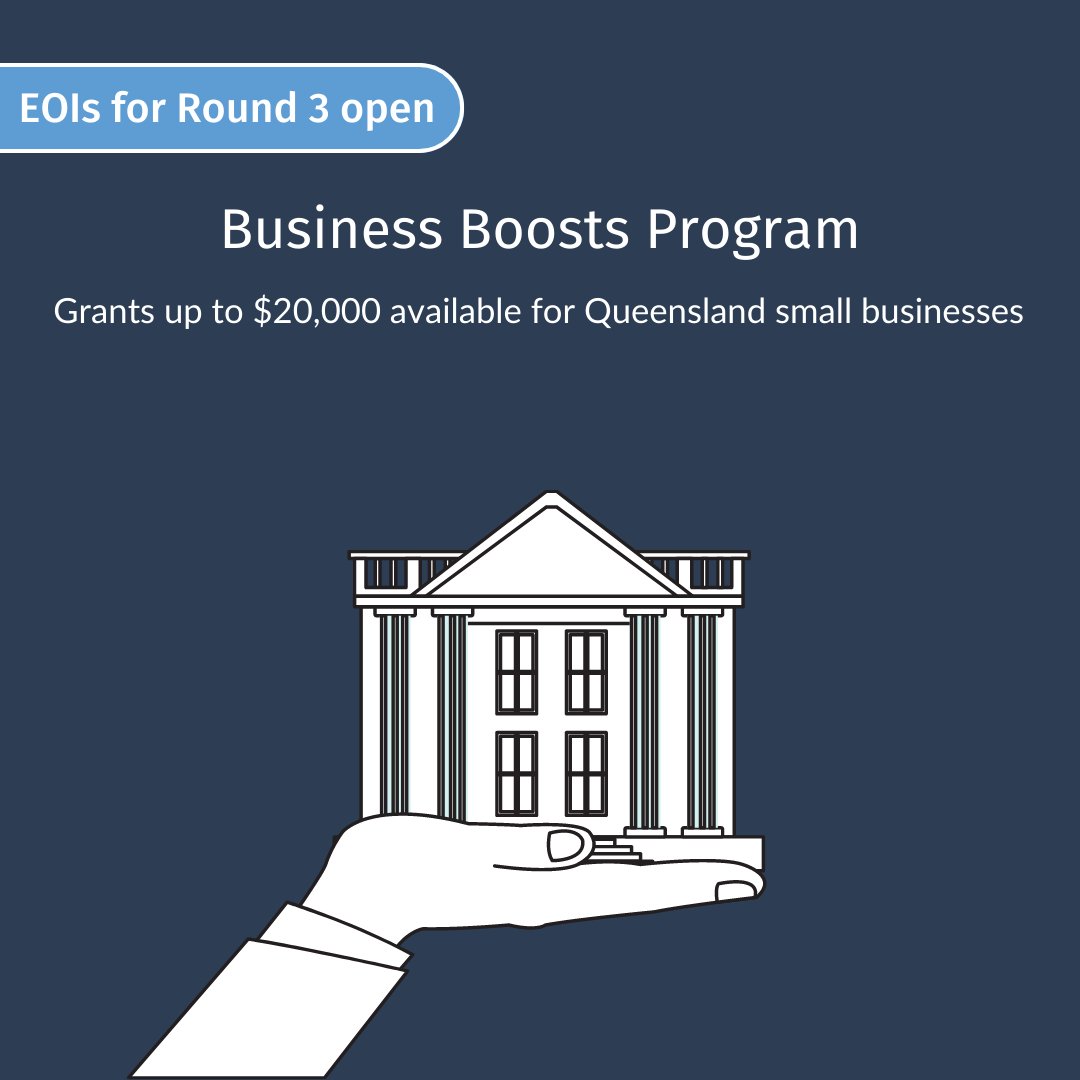 Maximise your small business potential by unlocking up to $20,000 with the Business Boost Grant for Small Businesses! Program guidelines, FAQs and eligibility criteria are now available at business.qld.gov.au/businessboost

#BusinessGrowthStrategy #SmallBusinessGrowth #BusinessGrants