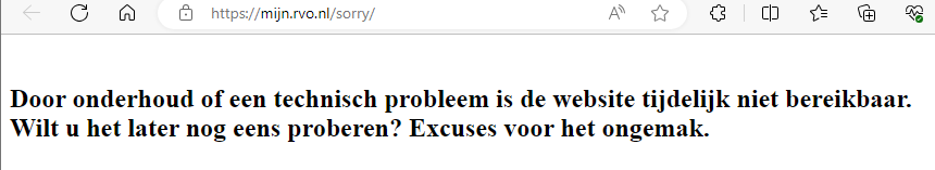 Het leed dat subsidie aanvragen heet. mijn.rvo.nl/sorry/

<a href="/RVO_Agrarisch/">RVO Agrarisch</a> 
<a href="/RVO_Nederland/">Rijksdienst voor Ondernemend Nederland</a>