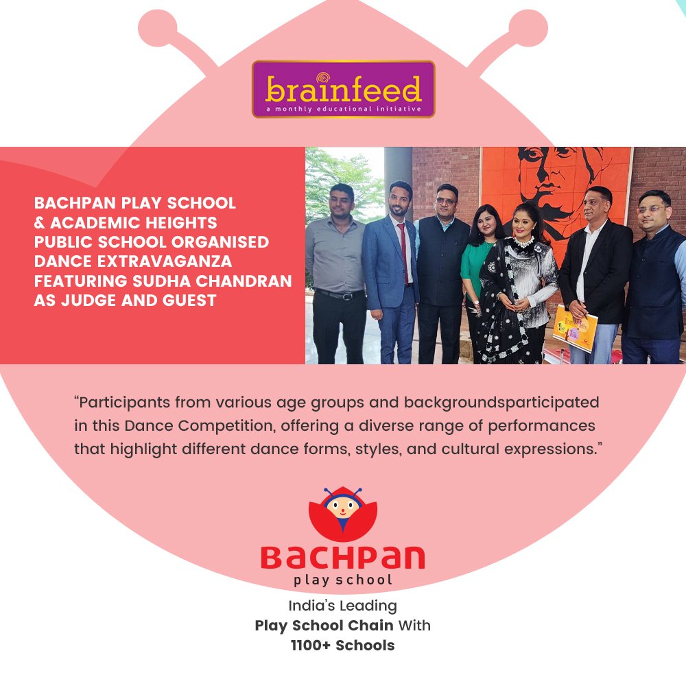 Want to know about the nitty-gritty of AHPS–Bachpan Competition of Dance (ABCD)? Various platforms such as Brainfeed Magazine have got it all covered for you! So, come and experience the thrill of captivating moves and rhythmic beats all over again! 

brainfeedmagazine.com/bachpan-play-s…
