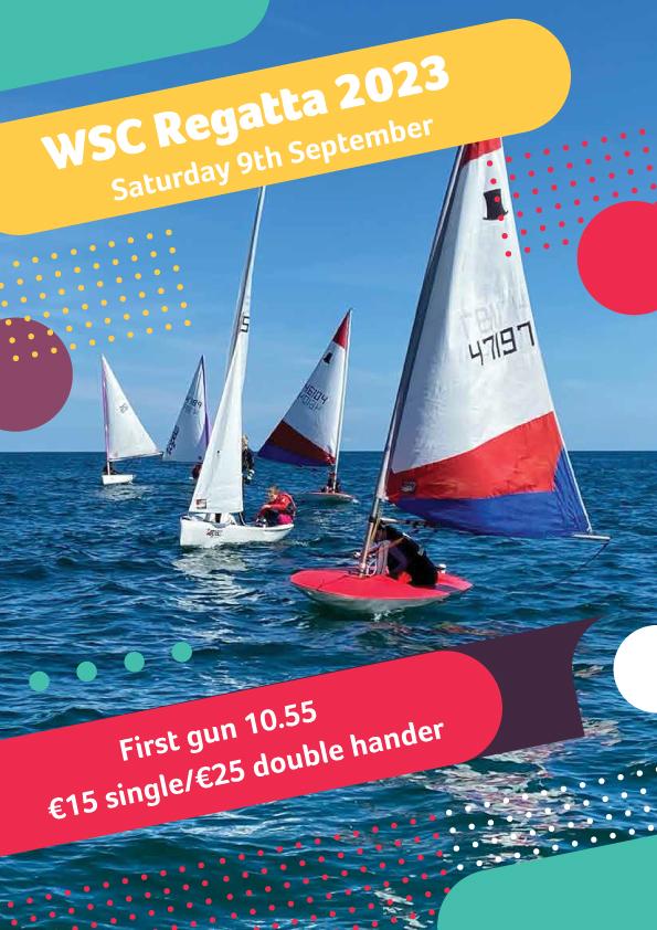 With just over a week to go until the WSC Regatta, reminding sailors to get signed up for THE event of our dingy sailing calender!!! Saturday 9th September Entry is now open online, along with Notice of Race and Sailing Instructions. wicklowsailing.com/wp/2023/08/23/…