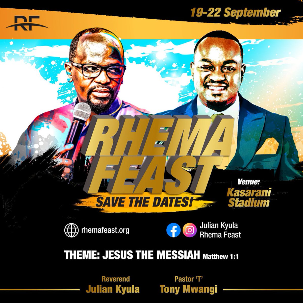 franko_Ymg's tweet photo. Hii #Rhemafeast2023 #MamboNiMatatu 
1. Lives will be transformed
2. Healing signs and wonders
3. Jesus will be glorified
JESUS THE MESSIAH
@PstMoWachira https://t.co/tJo8HE9Vz3