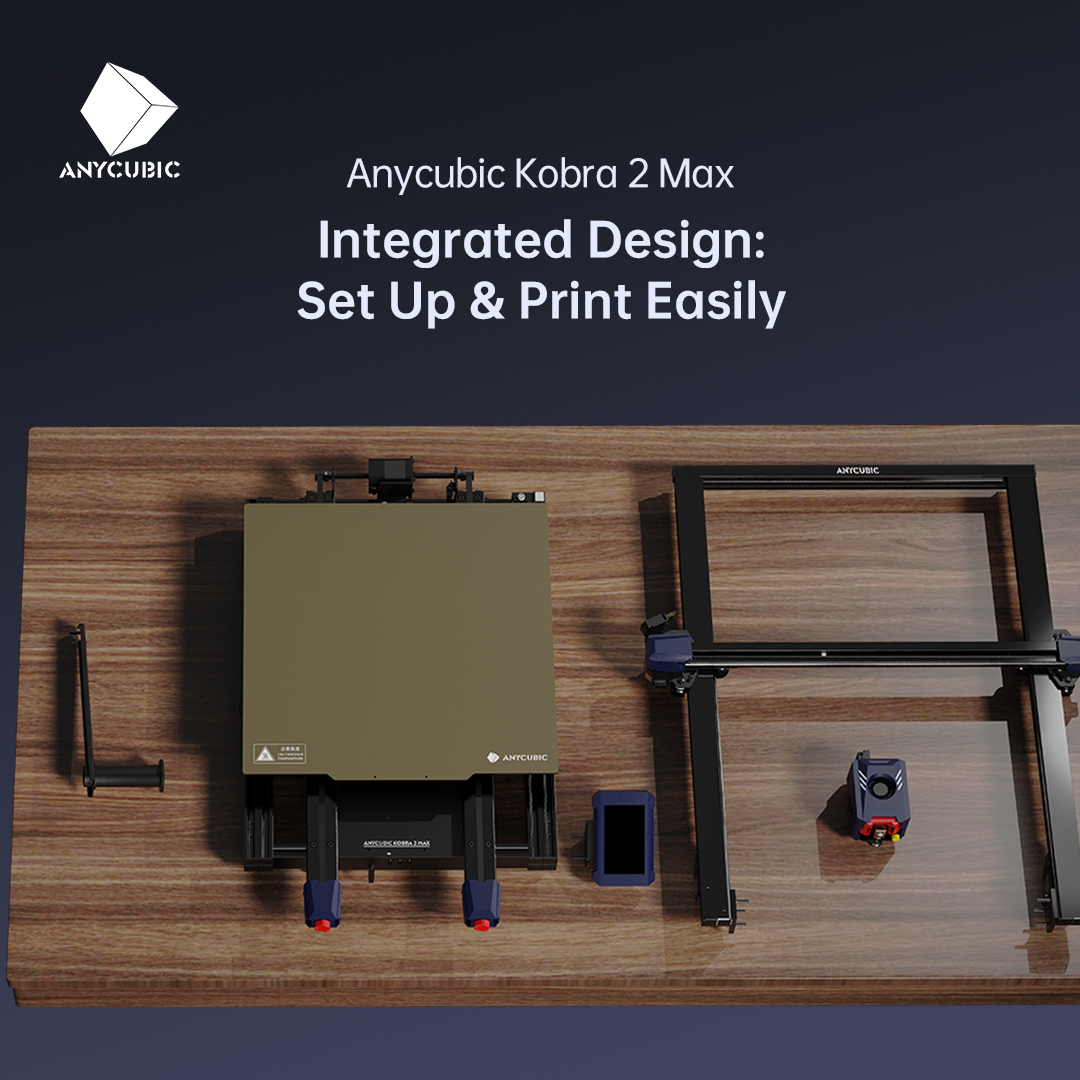 anycubic3dprint's tweet image. Anycubic Kobra 2 Max: 🚀 Experience seamless 3D printing with our integrated body structure.
Act now and enjoy our early-bird discount, saving you $90 instantly! 💰
🔗 Get yours here: bit.ly/47RZdZ9
#3dprinter #anycubickobra2max #large3dprinter #big3dprinter