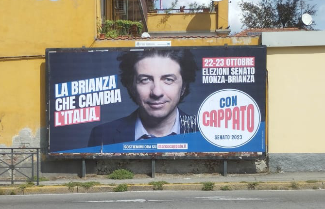 marcocappato's tweet photo. Che nostalgia vedere sui manifesti elettorali la battuta  che mi facevano all’asilo: “handi Cappato”. Grazie, che emozione! Vi assicuro però che nella società più inclusiva per la quale ci battiamo sarà più facile anche per voi avere più rispetto per gli altri, e per voi stessi. https://t.co/ABmw9RuCFV