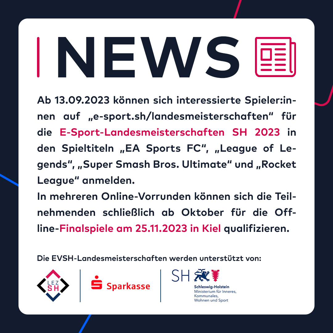 E-Sport-Verband Schleswig-Holstein e.V. tweet media
