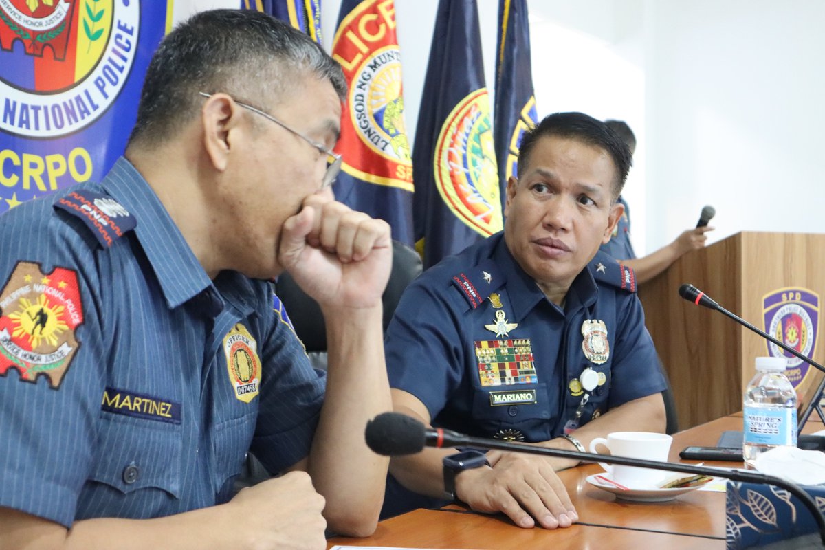 PioSPD's tweet photo. PBGEN RODERICK D MARIANO, District Director, SPD, presided the Presentation of Crime Statistics for the 1st Semester of 2023 and Comparative Analysis of July and August 2023, on September 1, 2023, 10:00 AM held at SPD Conference Room, Lawton Avenue, Fort Bonifacio, Taguig City. https://t.co/S6hyG4fgzW