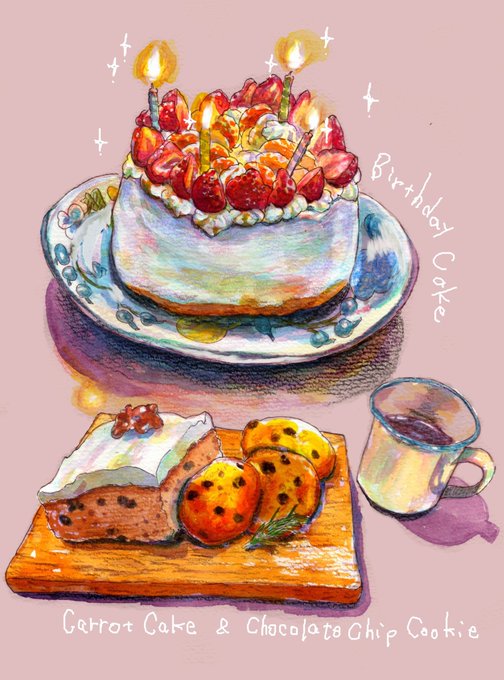 「blueberry pastry」 illustration images(Latest)