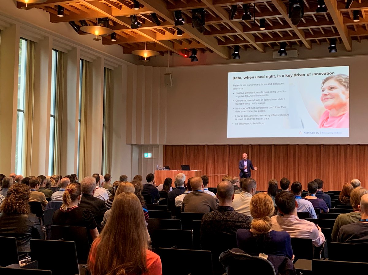 statsuisse's tweet photo. Klaus Moosmayer, Chief Ethics, Risk & Compliance Officer chez @Novartis explore les dimensions éthiques de la gestion des #données et de l'utilisation responsable de l'#IA pour pouvoir exploiter les données afin d'améliorer la vie des patients.
#JSS23 https://t.co/nu7Dip5oyB