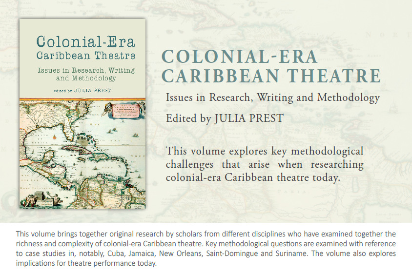 Sarah J. Adams (@sarahjadams4) on Twitter photo Colonial-Era Caribbean Theatre just came out <a href="/LivUniPress/">Liverpool University Press</a> and edited by the wonderful Julia Prest. Focus is on methods and finding ways to overcome silences/gaps in the archives. I wrote a piece on Harlequin in Suriname. PM for 20% discount. Colonial-Era Caribbean Theatre just came out <a href="/LivUniPress/">Liverpool University Press</a> and edited by the wonderful Julia Prest. Focus is on methods and finding ways to overcome silences/gaps in the archives. I wrote a piece on Harlequin in Suriname. PM for 20% discount.
