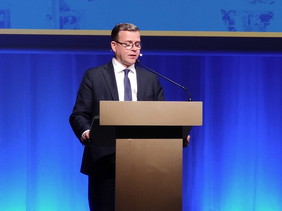 "Mitä vahvempi EU, sitä vahvempi Suomi." Pääministeri piti hyvän avauksen Eurooppafoorumissa 👍 #turuneurooppafoorumi