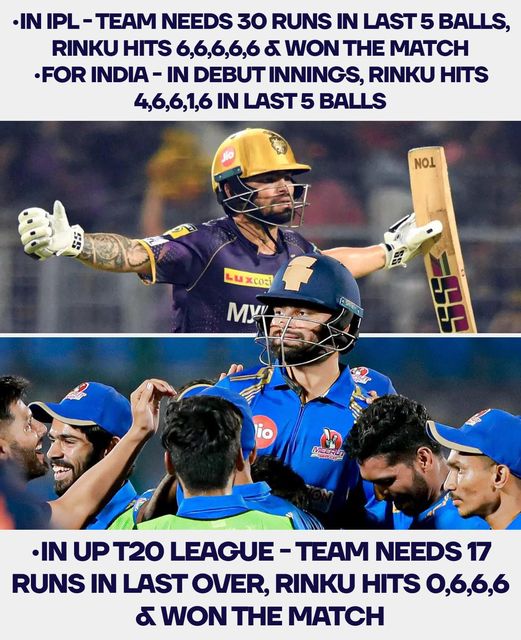 RINKU SINGH - THE FINISHER..!!

#RinkuSingh #ICC #IPL23 #TEAMINDIA