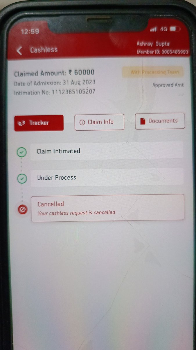 ashray_gupta's tweet photo. Worst health insurance @abhealthin @abhealthin they only make fools of client ..They are looting us #worstservice #worstinsurance #boycottadityabirla https://t.co/4AWErXANHz