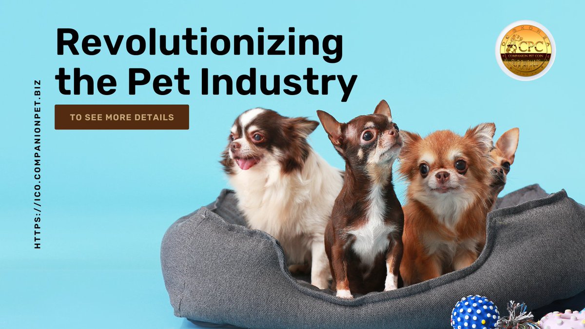 CPC_Coin's tweet photo. 🚀🚀Pet Chain on Companion Pet Platform starts registering pet data from the moment it starts screening all pets. 🐕
The owner information ℹ️is then handed over to the owner after it is pre-registered.✅
#CPC #CompanionPetPlatform #Blockchain #Cryptocurrency https://t.co/okFGHdxP5d
