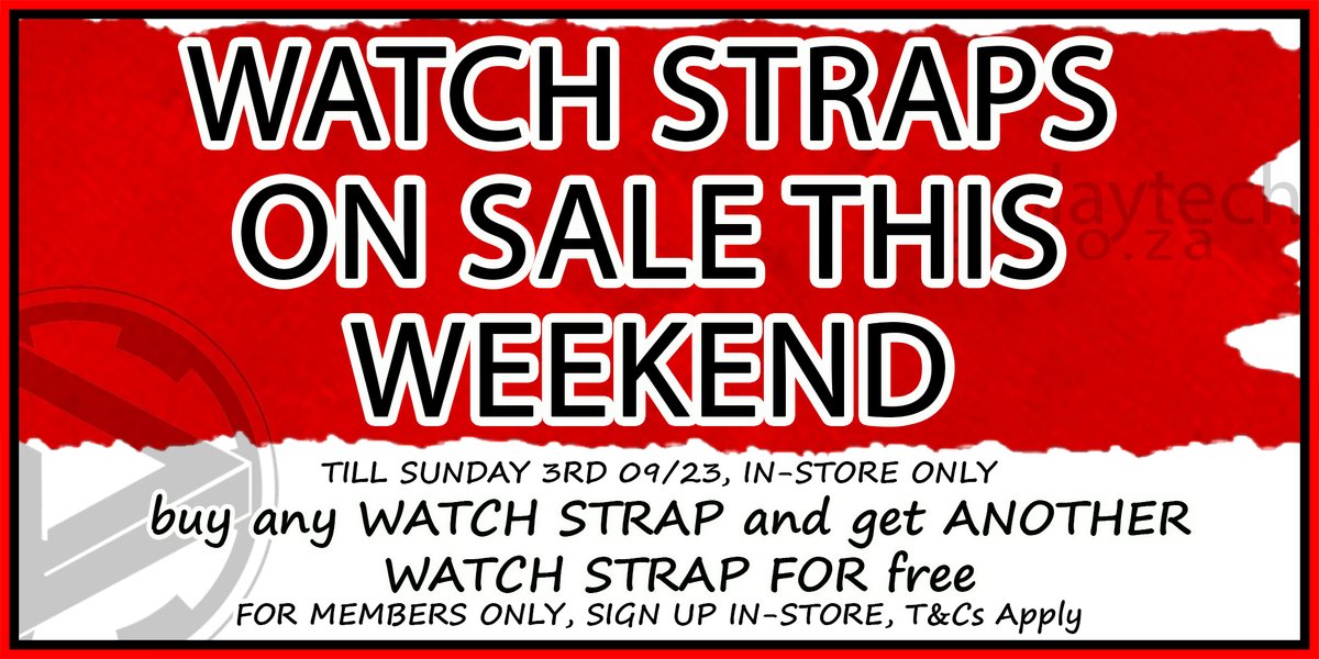 Check out our Watch Strap promo this weekend. ✨

#watchstraps #weekendpromo #weekend #promo #anime #KPOP #gaming #comics #geekculture #animemerch #AnimeStore #animesouthafrica #merch #store #SouthAfrica