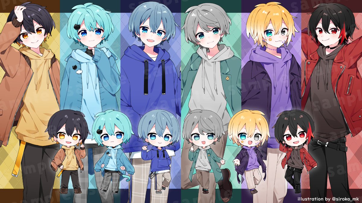 めろんぱーかー様のオータムオフィシャルグッズにイラストを描き下ろし