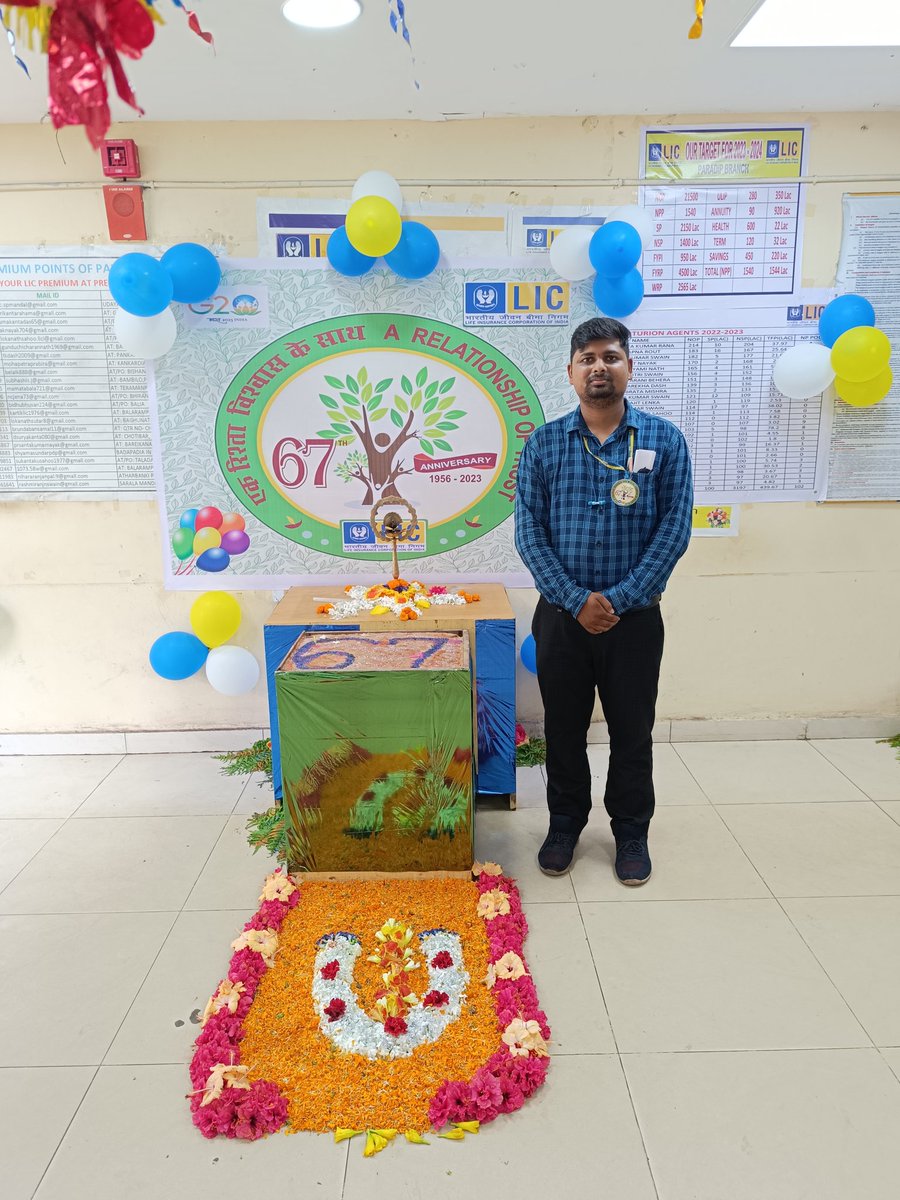 itsBiswajeet's tweet photo. Chief Guest Chairman sir Paradeep Municipality
#LIC #LICFoundationDay @LICIndiaForever #67YearsStrong #SecuringFutures #ParadipBranch
@paradipport @PdpMnc_2002 @CollectorJspur https://t.co/kSDFJrsaMG